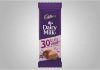 Cadbury Dairy Milk bar with 30% less sugar in India