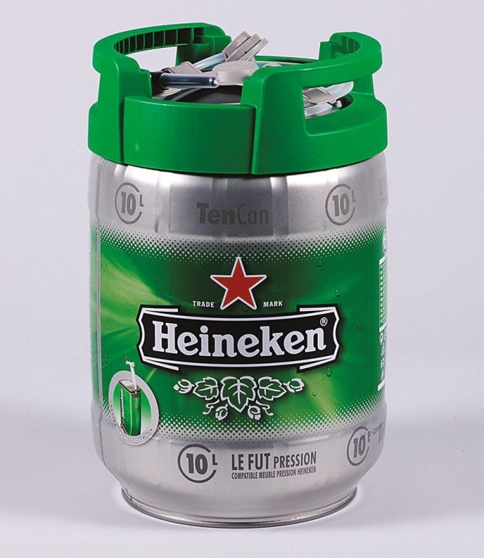 METAL-1 Easy dispensing techniques for containing beverages like beer which can be kept fresh for 30 days after opening. The draught keg gives the consumer the convenience to dispense directly from the keg as the internal pressure remains constant. Due to its intelligent carbon-dioxide pressure system, this keg can be stored away for up to 30 days after initial opening