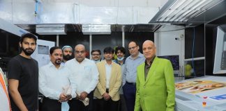 R to L - Madan Paliwal, Prakash Purohit, KG Sharma; Extreme left- Mantra Raj Paliwal with Heidelberg team 
