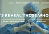 projectsmiles.in has supplied stickers with faces and names to health workers so that Covd-19 patients can identify who is treating them. Image projectsmiles.in