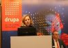 drupa director Sabine Geldermann at a drupa promotion event in New Delhi in autumn 2019 Photo IPP at Messe Dusseldorf