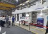 Open house demonstration of the Flexodelight HL 400 CI flexo press in progress at Echaar’s Ambernath plant near Mumbai. Photo Echaar