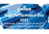 Virtual Gallus high performance webinar