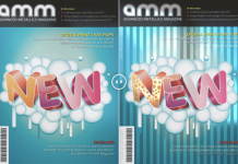 Image With and Without Color-Logic Metallic Embellishment