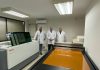 L to R – Christian Mella, Luis Sirhan and Raul Azocar at Siflex Packaging in Santiago, Chile Photo Miraclon