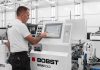 Bobst expert operating Novafold machine