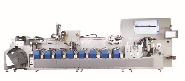DSC01991 copy UV Graphics’ Ultraflex UFO-370 8 Color Full Servo LED UV Combo Film and Label Press using 19 Servo Drives Photo: UV Graphics