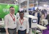 L to R: Sarwat Hassan and Santosh Kadam at the Robatech stall. Photo: PSA