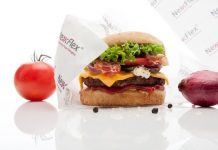The Koehler NexPure Wrap is specially designed for burger and fast-food packaging Source: Koehler Group