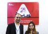 Saurabh Agarwal, vice-president, and general manager, of Avery Dennison South Asia & Prabhsharan Kaur, branding communication lead - South Asia, at Avery Dennison's stall (Photo PSA)