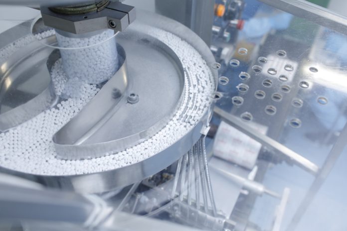 Cover-Image- Robotic pick and place applications in pharma packaging enable factories to increase efficiency, and save workers from hazardous environments or tedious repetitive tasks, increasing repeatability and reproducibility.