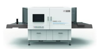 Digital metal decoration with integrated scanner at Sacmi's stand at Metpack in Essen Photo SACMI