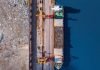 Plastic scrap is transferred by ship to be recycled. Photo Packaging Europe