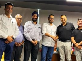 Sealing the deal at Canpac Trends for two Komori multicolor plus coater sheetfed offset presses Photo Komori India