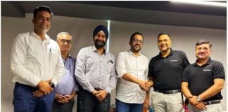 Sealing the deal at Canpac Trends for two Komori multicolor plus coater sheetfed offset presses Photo Komori India