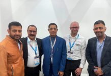 The team of Replika Press with Manroland Sheetfed at Printpack India 2025