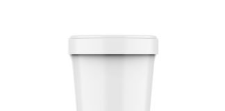 Thin wall injection molded plastic container Photo iStock