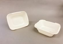 Samples of Toppan’s new ultra-thin-walled injection molded containers Photo Toppan Printing Co